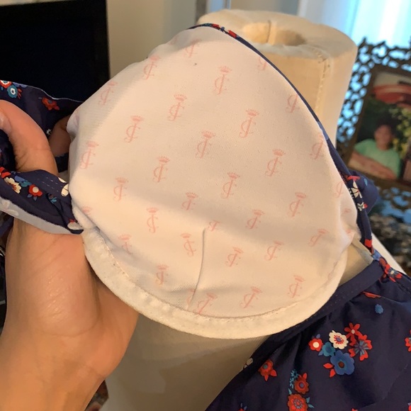 Juicy couture floral ruffle underwire bikini top and bottom - Picture 7 of 9